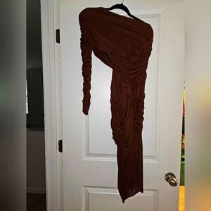 Arielle Mesh Midi Dress